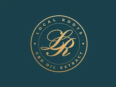 Local Roots Cannabis Badge Logo CBD Oil Logo Badge app badge logo branding cannabis cbd cbd oil gastropub hemp hemp logo irish pub logo design luxury oil logo organic panter panter vision pub relax ui wellness