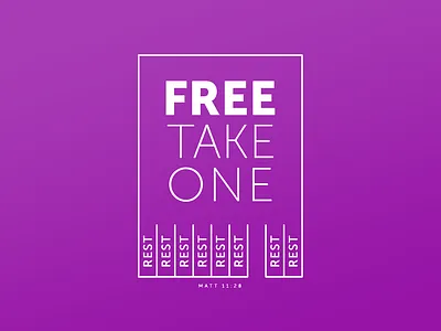 Free Take One christian christianity poster
