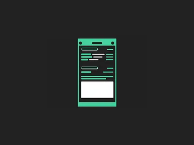 Mobile App - Wireframe app black design green illustration mobile product design ui ux white wireframe