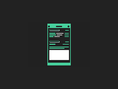Mobile App - Wireframe app black design green illustration mobile product design ui ux white wireframe
