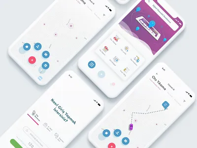 Ooautos App app design digital driver app mobile mobile ui outo