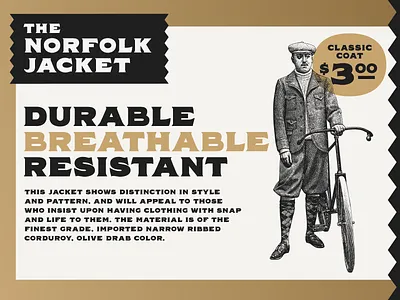 Norfolk - Visual Sample 1900s 1930s display font display type display typeface poster font serif typography victorian vintage font vintage lettering vintage type vintage typeface