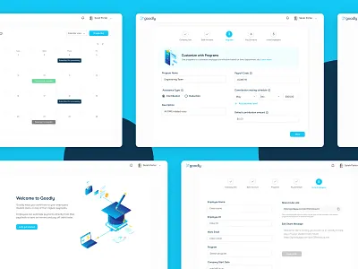 Goodly – Ui Design brand design branding dashboard fintech student loan ui user experience user interface ux