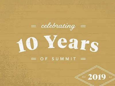 2019 Summit Branding branding dmh georgia kansas city savannah typography