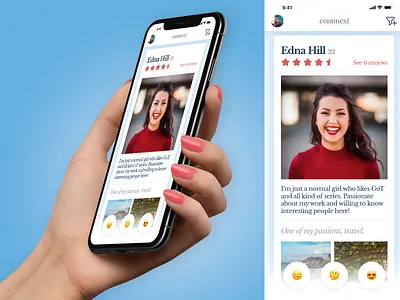 Connext Dating App Concept app app design concept date dating reviews ui ui ux design ui design uidesign ux
