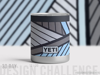 Proposed custom YETI design 13/30 abstract art architectural art licensing drawing freehand geometric geometric illustration graffiti hand drawn illustration lineart minimalist packaging design pattern pattern design surface design textile design urban art