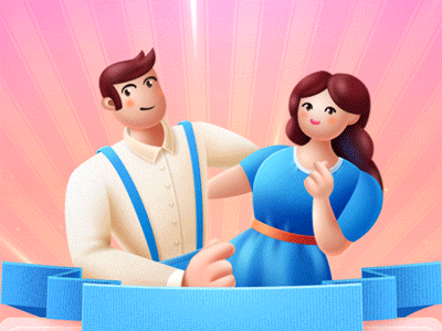 520运营活动 520 activities app boy girl illustration love midea motiongraphics operation photoshop