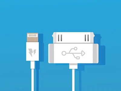 ipod charging cable cable charging power vector