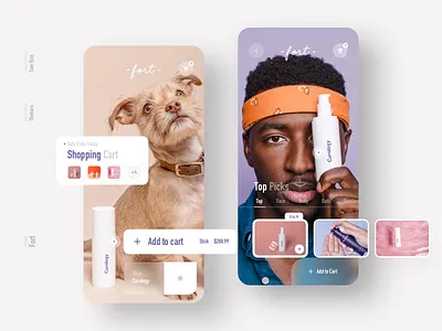 fort app branding design ecommerce layout mobile typography ui ux