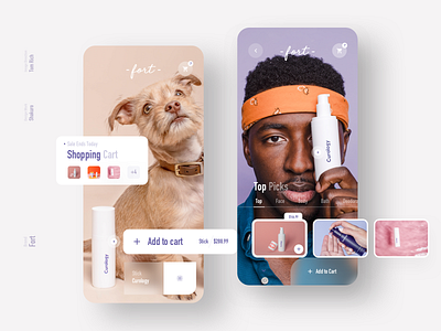 fort app branding design ecommerce layout mobile typography ui ux