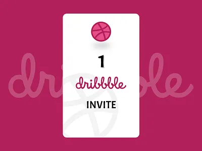 Dribbble Invite design dribbble dribbble best shot dribbble invite dribble invites illustration invites visuals