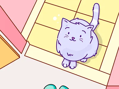 Morning! adobe cat cats character design colors design fresh graphic design illustration morning vector work