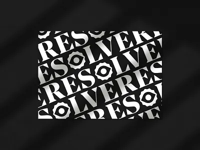 Resolve // Application abstract brand branding business clothing design fashion identity label logo mark print streetwear symbol type typography urban