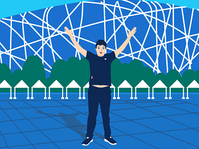 鸟巢旅游 插图 设计