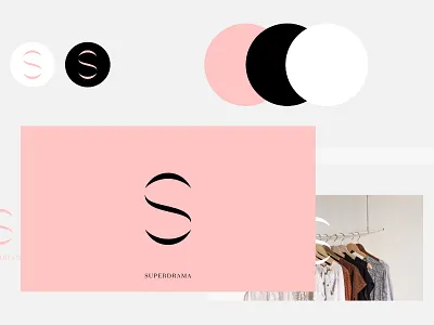 Superdrama Clothing bold brand branding clean clear clothing design fashion font identity inspiration logo logo design logotype minimal modern typography