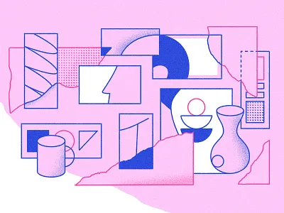 Iterate artboards coffee cutout decisions design experiment geometric great designer iterate modus