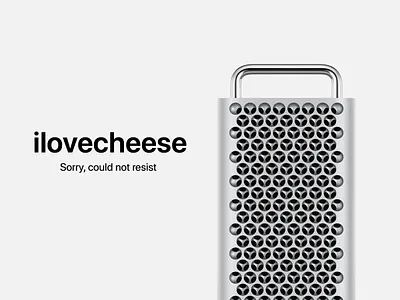Cheese 2019 apple cheese computer design desktop grater lol mac mac pro pro