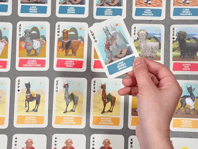 Illustration for card game "Lamokrady" art card cardgame design dinksy drawing graphic illustration illustrations kids lamokrady toy typography