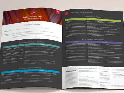 Adobe Advertising Cloud Brochure adobe adobe illustration adobe illustrator adobe illustrator cc adobe illustrator draw adobe indesign clean design flat indesign layout layout design layoutdesign layouts print