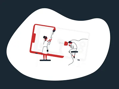 DesDev <3 design development digital agency illustration people woman womans