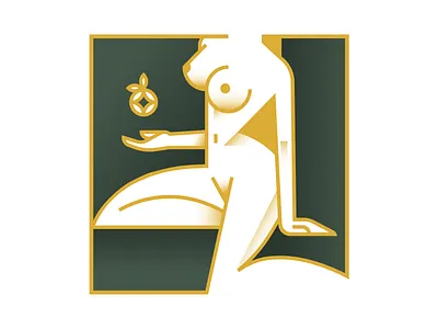 Eva | Forbidden Fruit adam design eva forbidden fruit illustration minimalist modern simple sketch vector