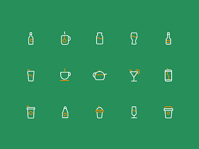 Bottle Icon animation app branding design flat icon identity illustration illustrator lettering logo minimal type typography ui ux vector web website 设计