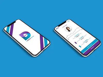 Payment App Splash & Balance Screens app app design application banking clean currencies design finance financial financial app logo logo design material design mobile payment ui ux wallet