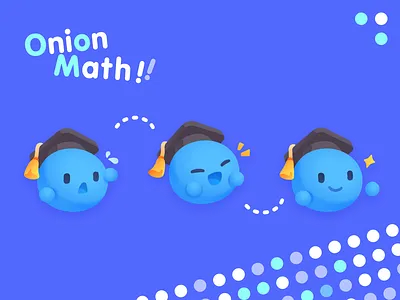 Let's start learning～123 cute dots gradient illustration learning lovely mascot math study vector
