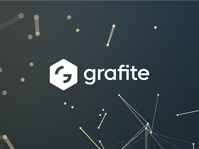 Grafite Logo badge developer g monogram graphite hexagon logo logotype modern space tech wordmark