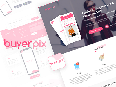 Buyerpix brand identity brand identity design branding design clothes shop dribbble best shot fashion brand fashion design fashion illustration fashion website graphic design landing page concept landing page design logo design logo design branding product design shop online ui ux design user experience design user interaction user interface design