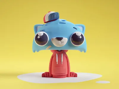 New Racoon 3d b3d blender character characterdesign illustration racoon render