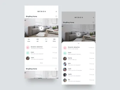 WEBOX monitor app nice100 phone photo smart smart home ui video web