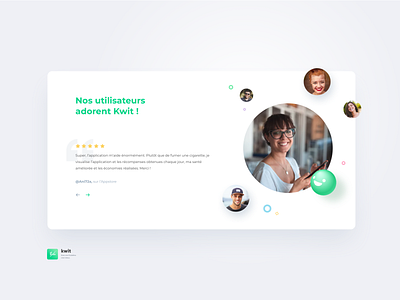 Testimonial customer people testimonial ui webdesign