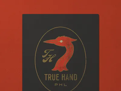 Nº 029 | Jessie Jay Design For True Hand antique badge branding design heritage identity illustration lockup logo philadelphia retro sans serif script seal signpainting timeless typography vector vintage