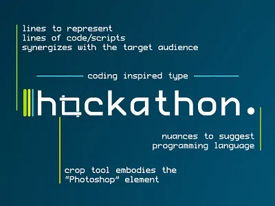 HACKATHON - Logo branding branding design hackathon logo logo design logotype typography visual design