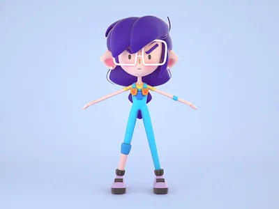 3D Character - Makata The AR Girl 3d avatar avatar design avatars c4d character cinema4d human modeling octane perso