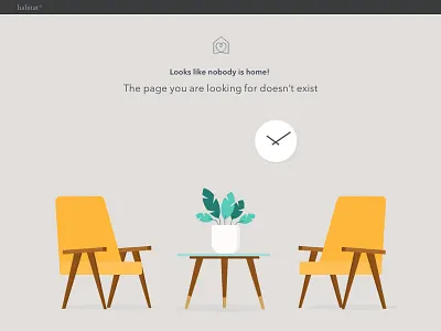 Empty state illustration - Freebie 404 error 404 page chair ecommerce ecommerce design empty state error state freebie illustraion sketch sketchapp ui design
