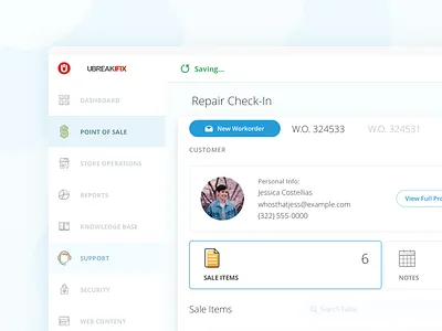 Point of Sale blue clean ui design system light point of sale portal product design ui ui ux ui design
