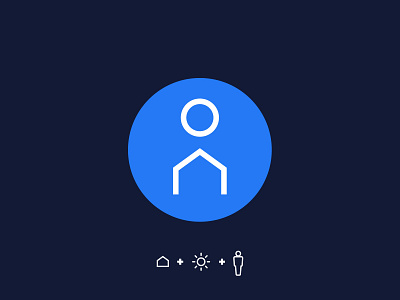 Custom Home Marketing Assistant abstract badge branding design house icon identity illustration killed logo logomark minimal rejected unused