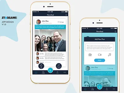 Corporate Social Media App Design amitsaggu application corporate daily design illustration social media socialmedia