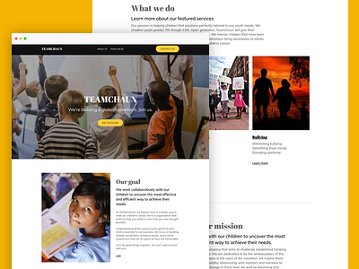 Team Chaun website design ai web design ai website clean design hero section simple typography web design website website design