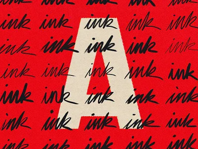 The Athletic Ink athletic branding design editorial identity lettering lettering logo logo rinker script sports type typography