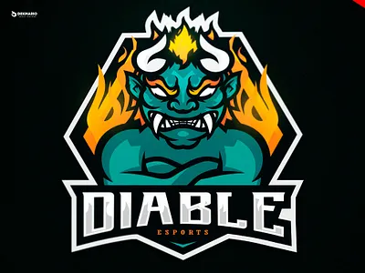 New Diable esports branding design esports gaming identity illustration logo logotype mascot mascotlogo sport sports typography vector
