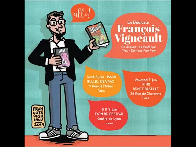 Dribble France 2019 comics illustration lyon paris tour