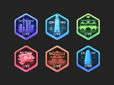 Some Medals art city design drawing illustration logo medal typography ui vector vi