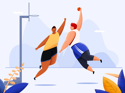 basketball boys 插图 设计