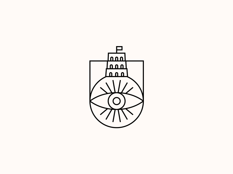 Vilnius. Logo Design animated black castle coat of arms eye flag linear lithuania logo logo design logotype minimal vilnius