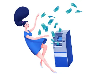 illustration for Gazprombank branding charachter design characterdesign design illustration