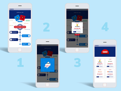 Hdfc Offer App android bank app material design mobile app ui design ux design
