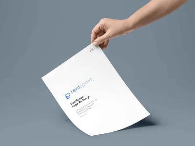 Rentspree Logo Redesign adobe xd branding clean design illustration logo minimal typography vector